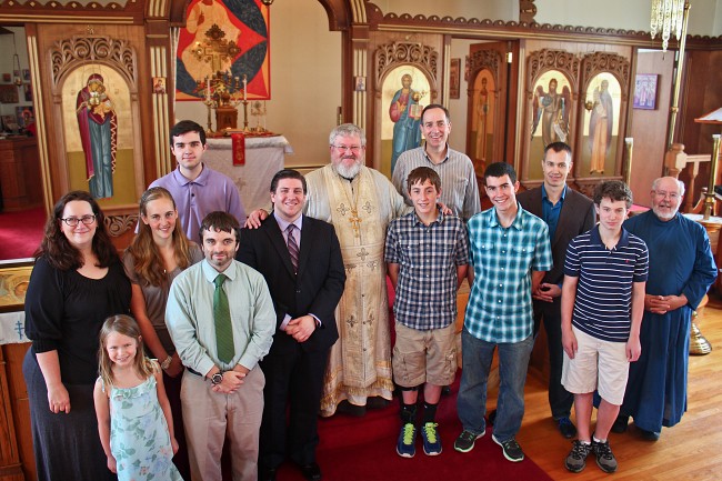 Fr. John and Holy Trinity Scouts
